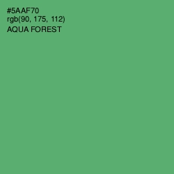 #5AAF70 - Aqua Forest Color Image